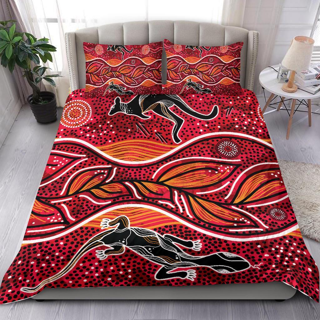 Aboriginal Bedding Set - Indigenous Patterns Ver12 - Vibe Hoodie Shop