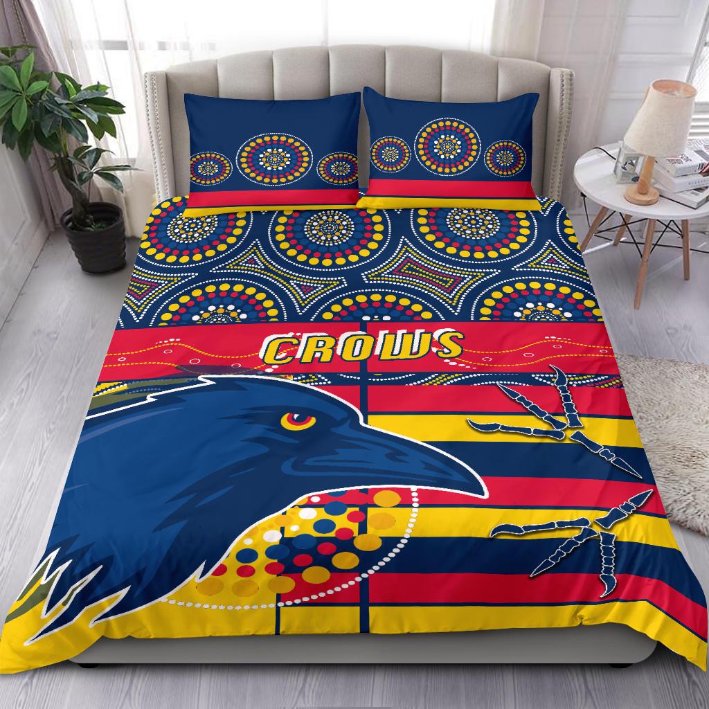 Adelaide Bedding Set Indigenous Crows - Vibe Hoodie Shop