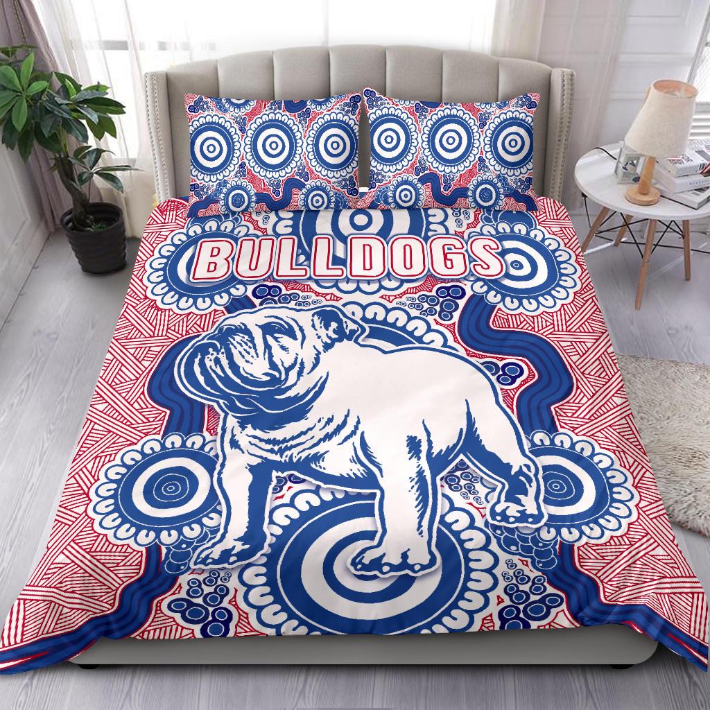 Western Bedding Set Bulldogs Simple Indigenous - Vibe Hoodie Shop