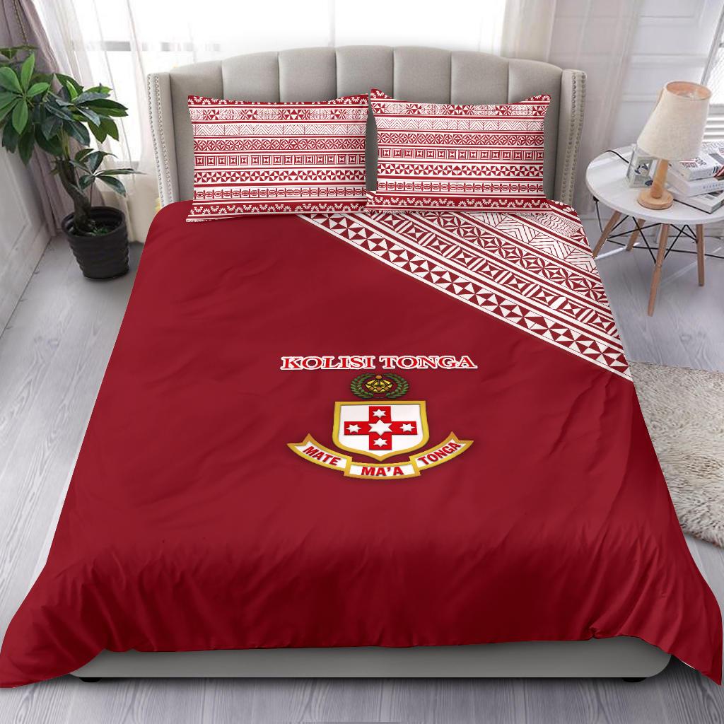 Kolisi Tonga Bedding Set Mate Ma'a Tonga Rugby Original - Vibe Hoodie Shop