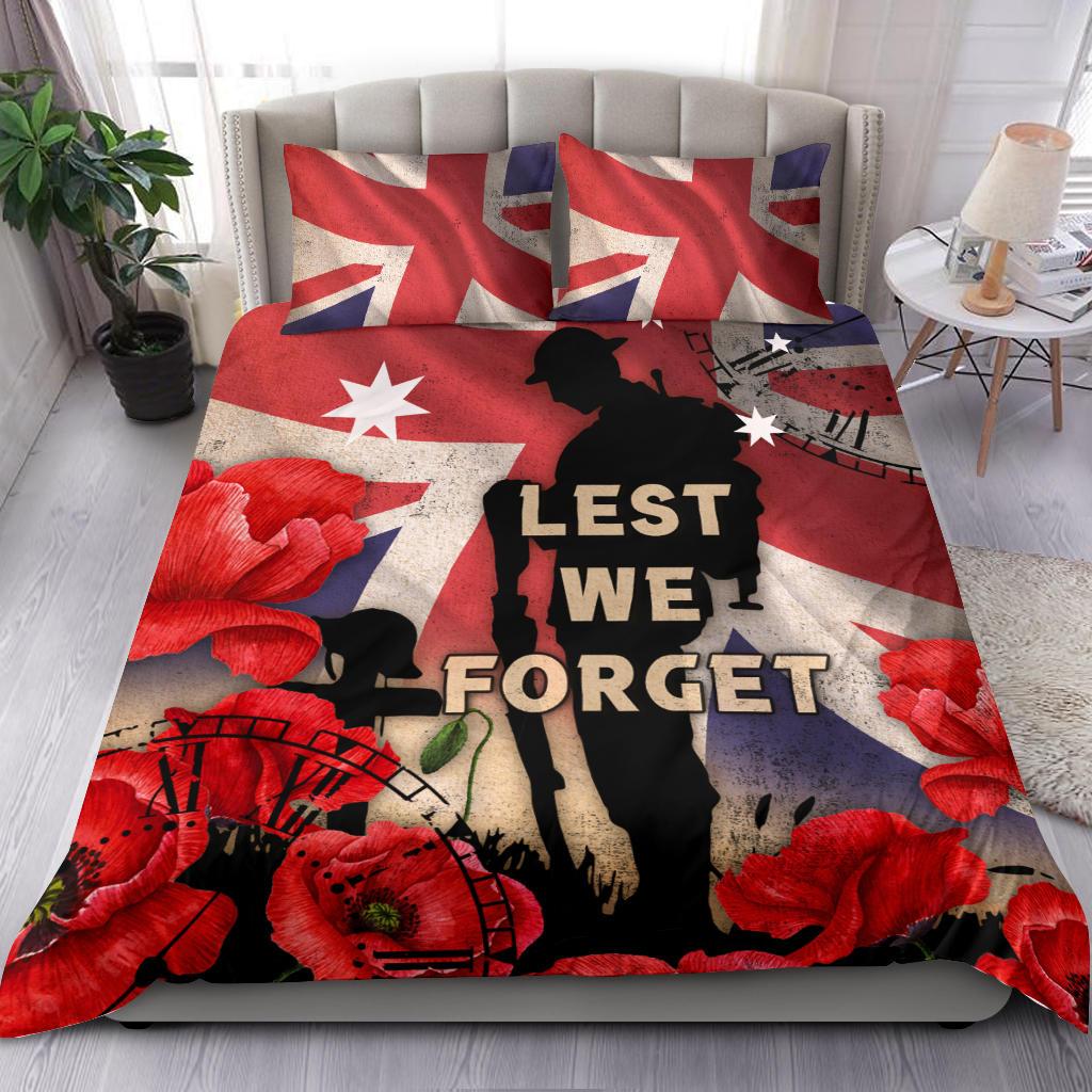 ANZAC Bedding Set - A Day We Will Never Forget - Vibe Hoodie Shop