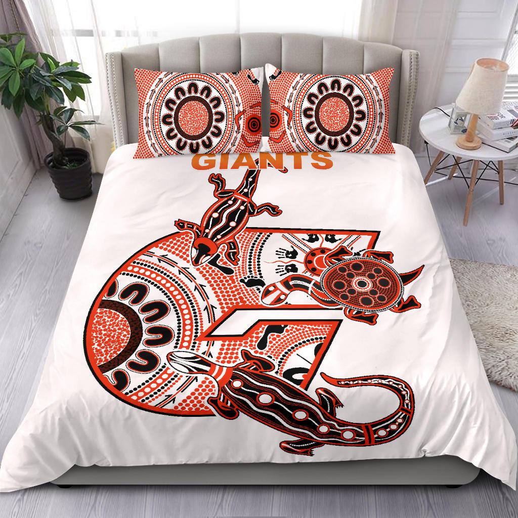 GWS Giants Bedding Set Simple Indigenous - Vibe Hoodie Shop