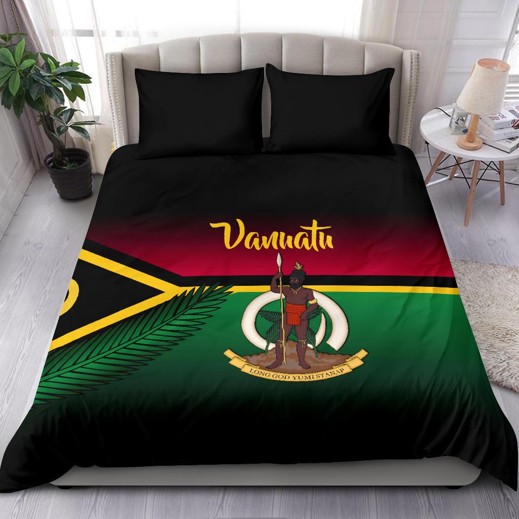 Vanuatu Rugby Bedding Set Proud Vibes - Vibe Hoodie Shop
