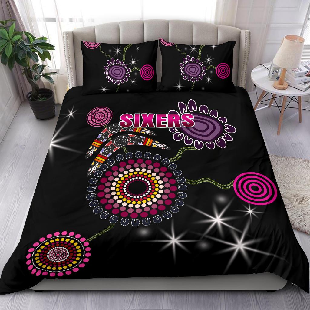 Sydney Bedding Set Sixers Indigenous - Black - Vibe Hoodie Shop