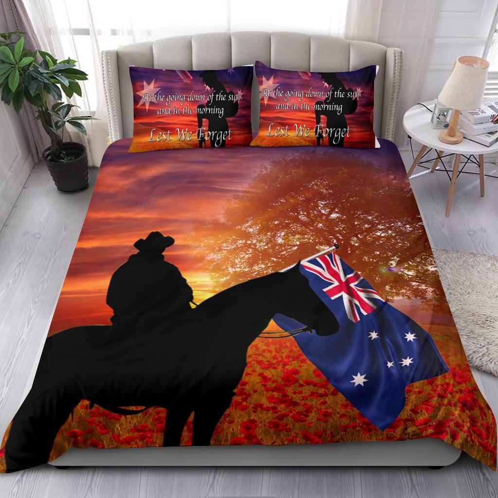 ANZAC Day 2021 Bedding Set - Lest We Forget - Vibe Hoodie Shop