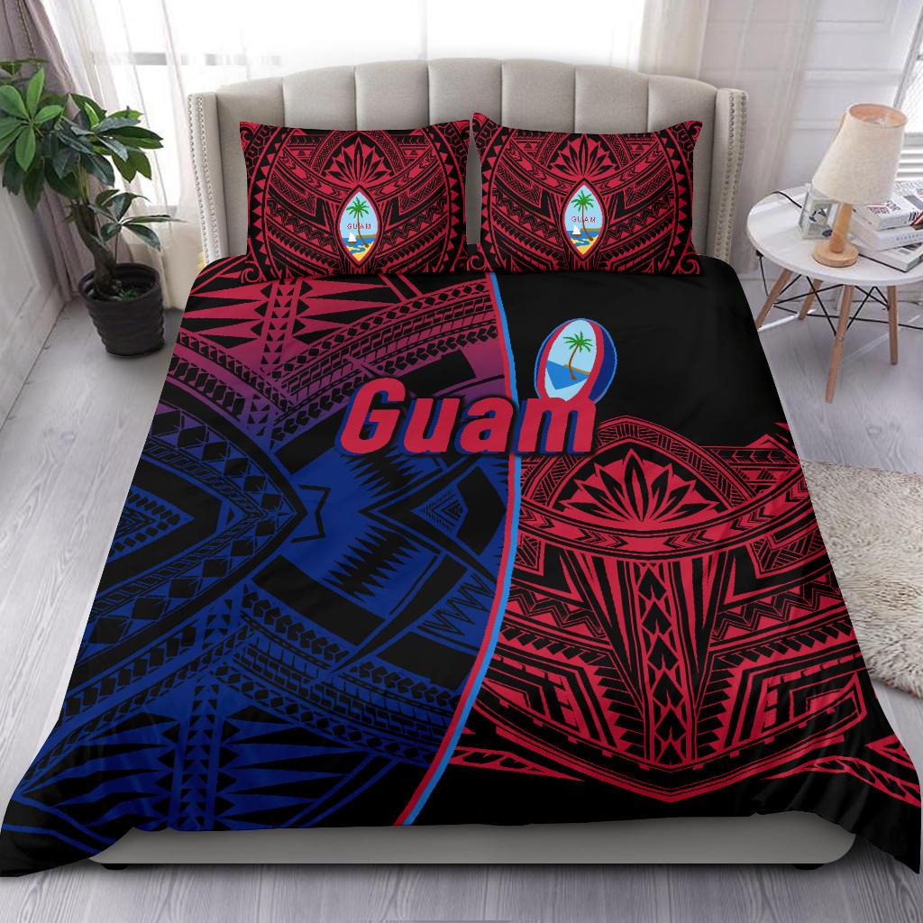 Guam Rugby Bedding Set Impressive Version - Vibe Hoodie Shop