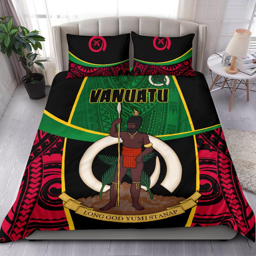 Vanuatu Rugby Bedding Set Unique Vibes - Vibe Hoodie Shop