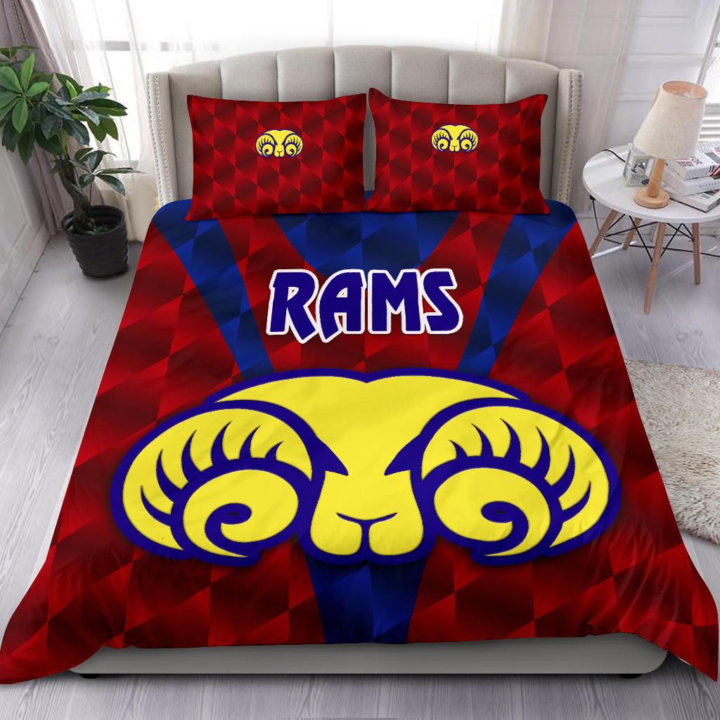 Adelaide Bedding Set Rams Merino Original - Red - Vibe Hoodie Shop