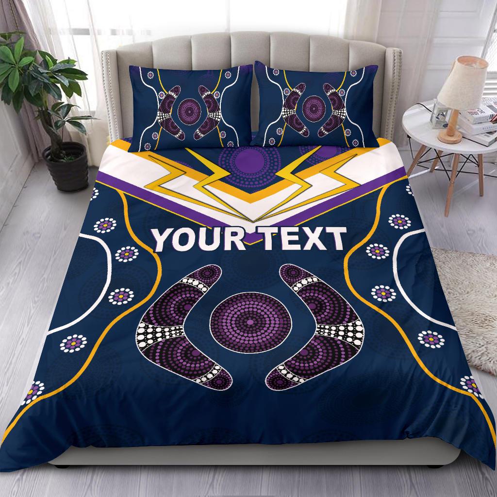 (Custom Personalised) Storm Bedding Set Melbourne Indigenous Champion - Vibe Hoodie Shop