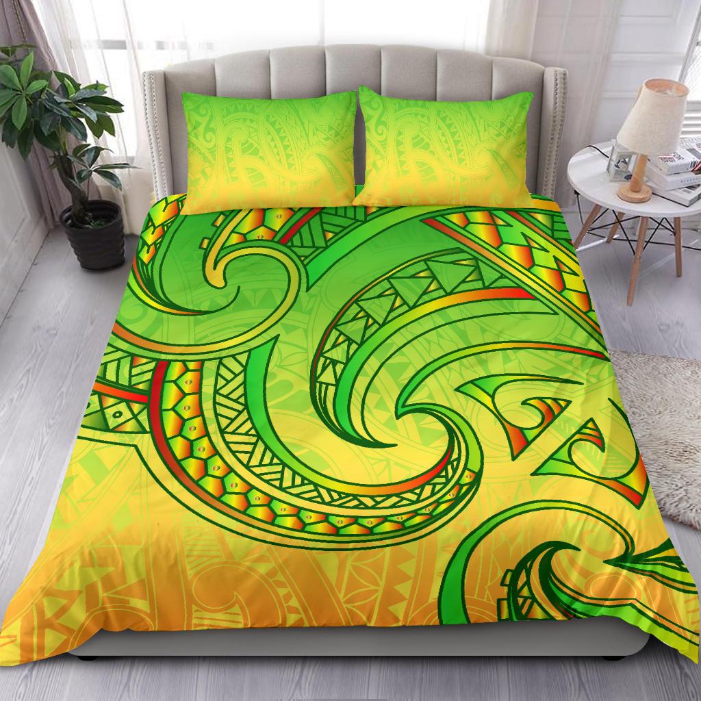 New Zealand Maori Mangopare Bedding Set Polynesian - Rasta - Vibe Hoodie Shop