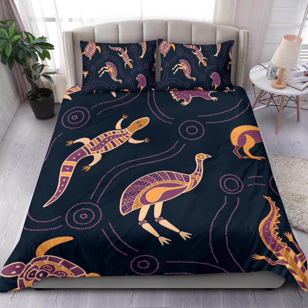 Bedding Set - Indigenous Animals Patterns - Vibe Hoodie Shop