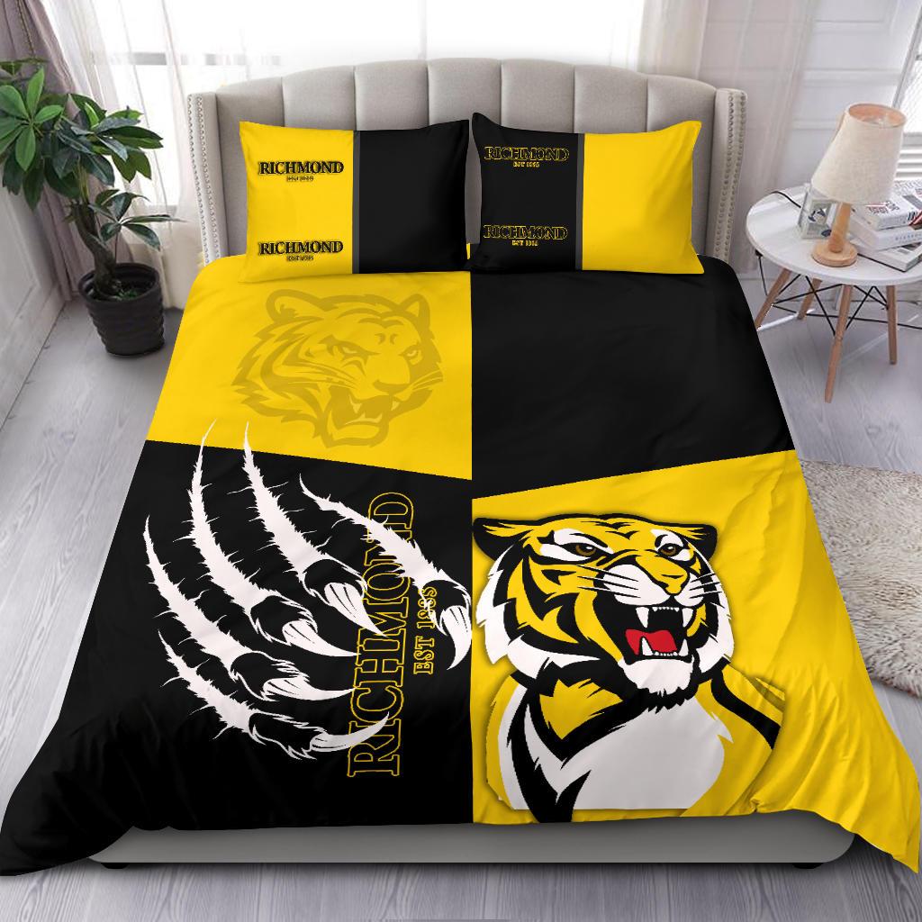 Richmond Tigers Bedding Set Special Style - Vibe Hoodie Shop