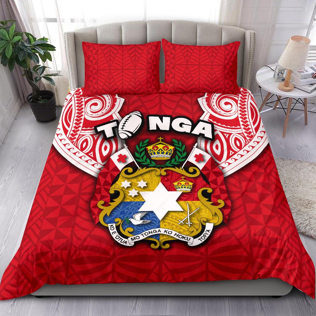 Tonga Rugby Bedding Set Royal Style - Vibe Hoodie Shop