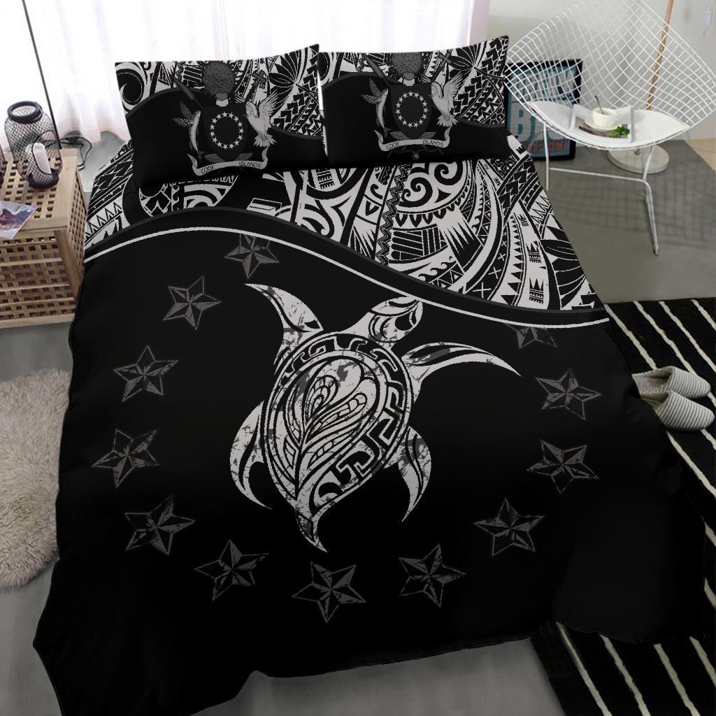 Cook Islands Bedding Set Black - Vibe Hoodie Shop