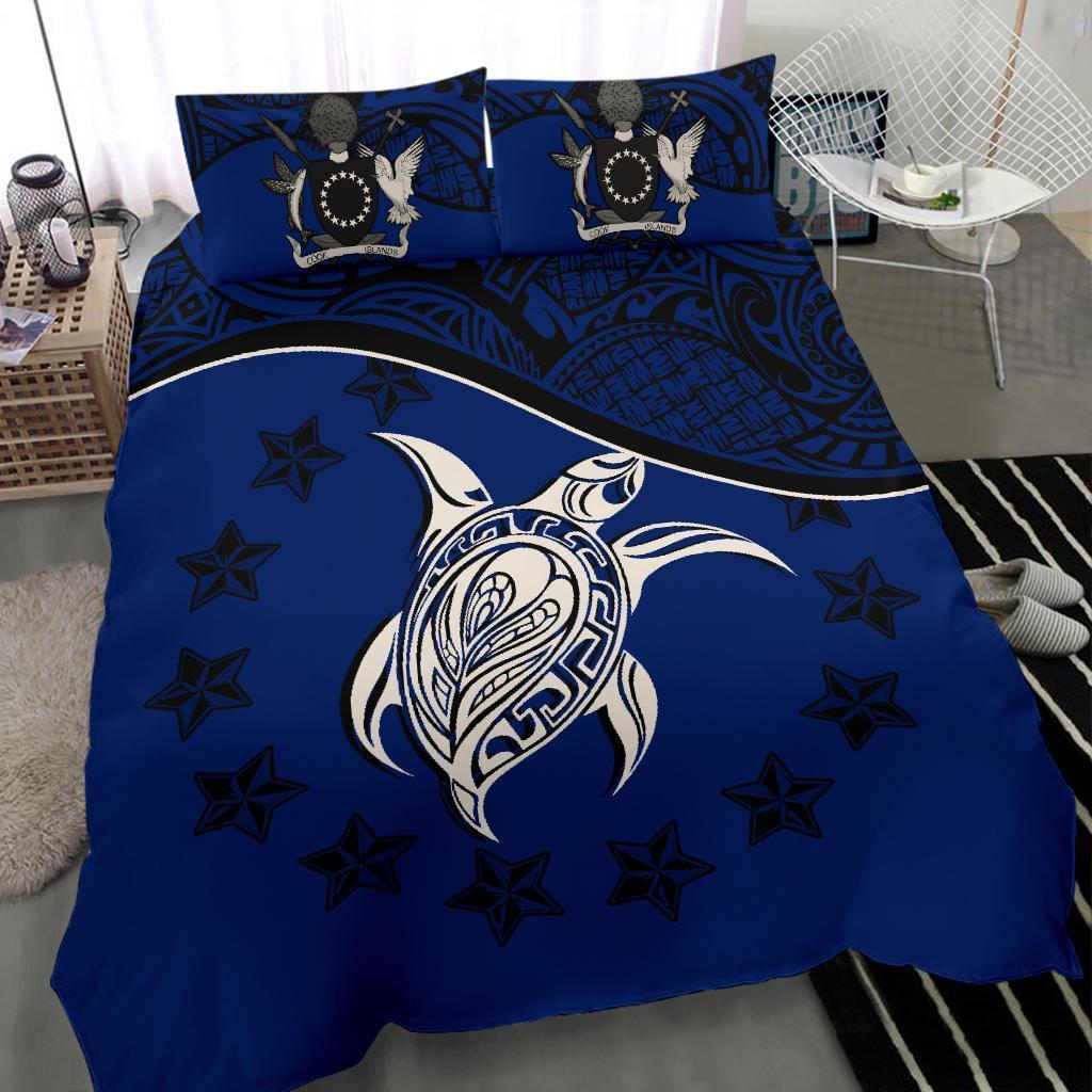 Cook Islands Bedding Set Dark Blue - Vibe Hoodie Shop