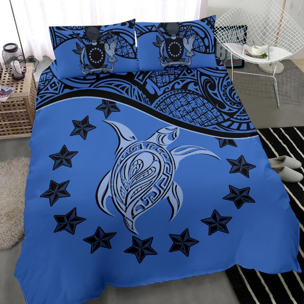 Cook Islands Bedding Set Blue - Vibe Hoodie Shop