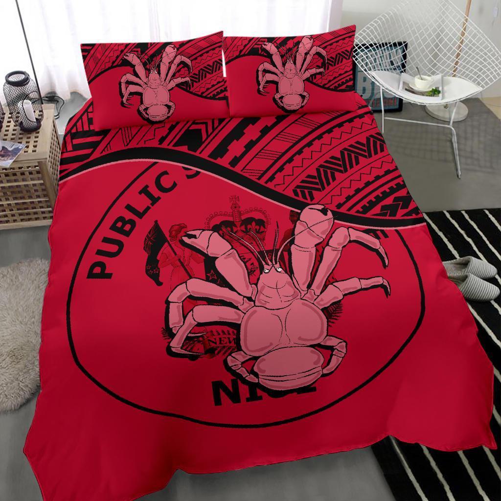 Niue Bedding Set Red - Vibe Hoodie Shop