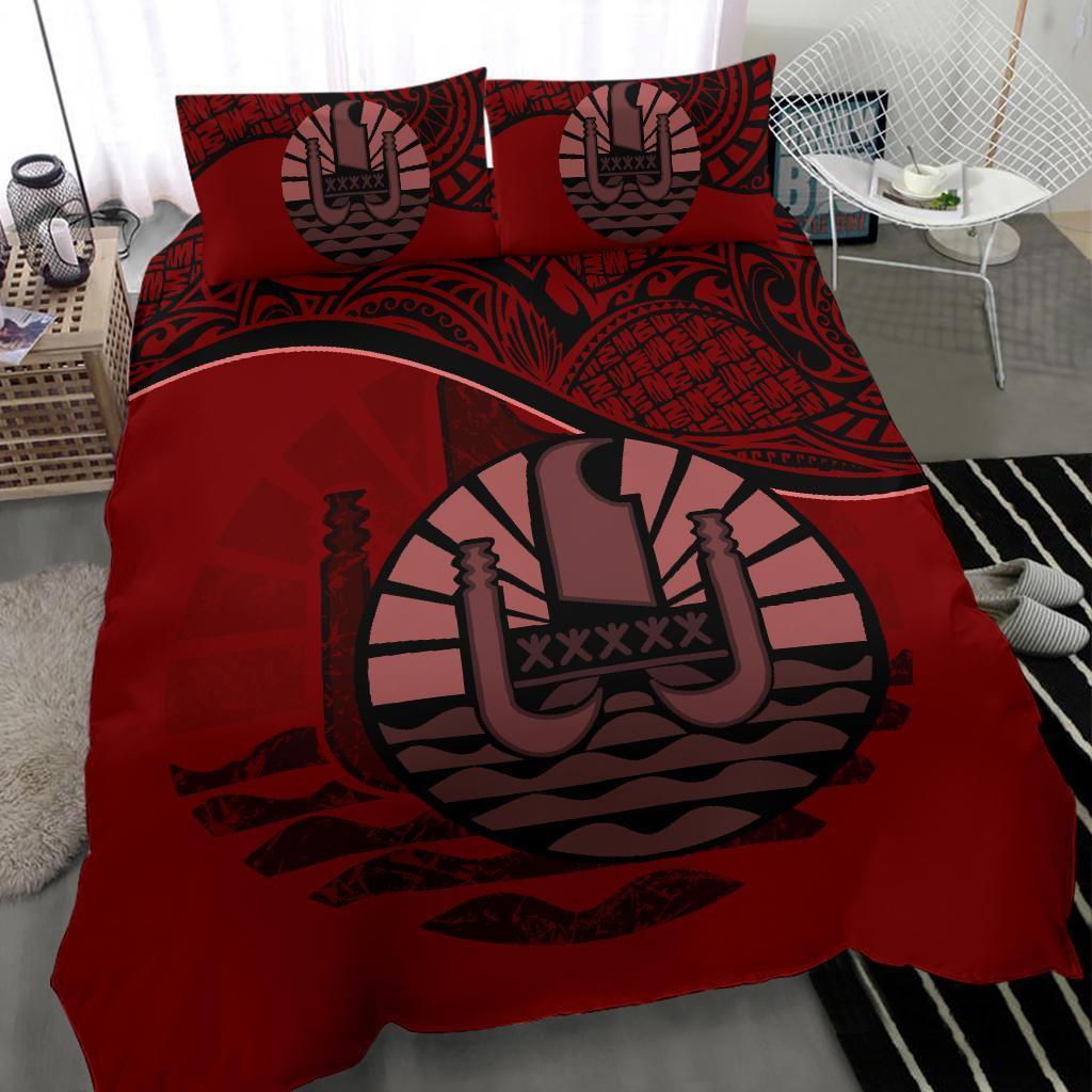 Tahiti Bedding Set Red - Vibe Hoodie Shop