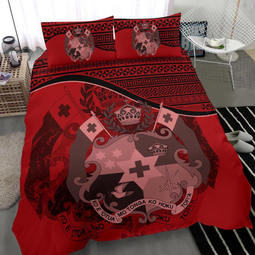 Tonga Bedding Set Red - Vibe Hoodie Shop