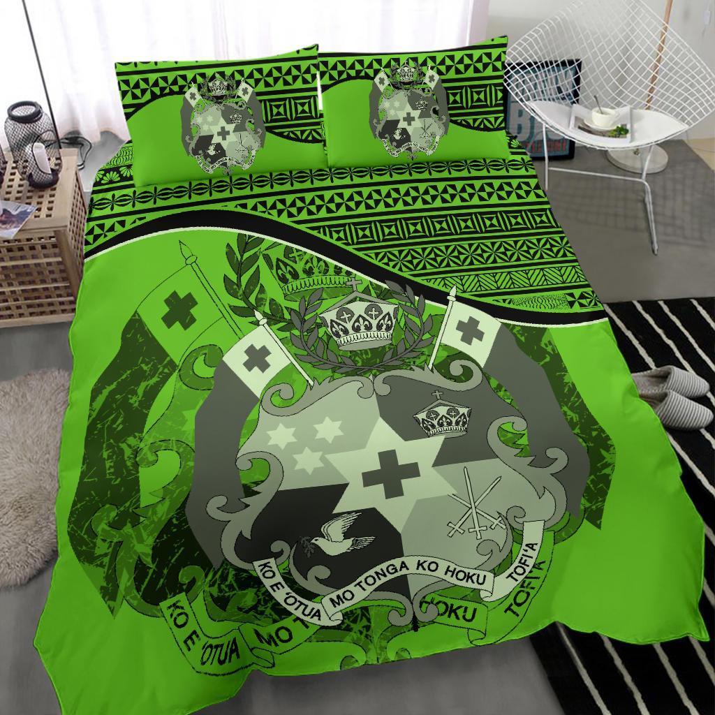 Tonga Bedding Set Green - Vibe Hoodie Shop