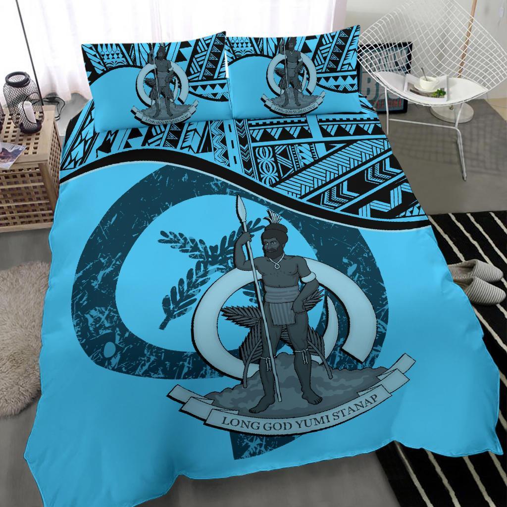 Vanuatu Bedding Set Blue - Vibe Hoodie Shop