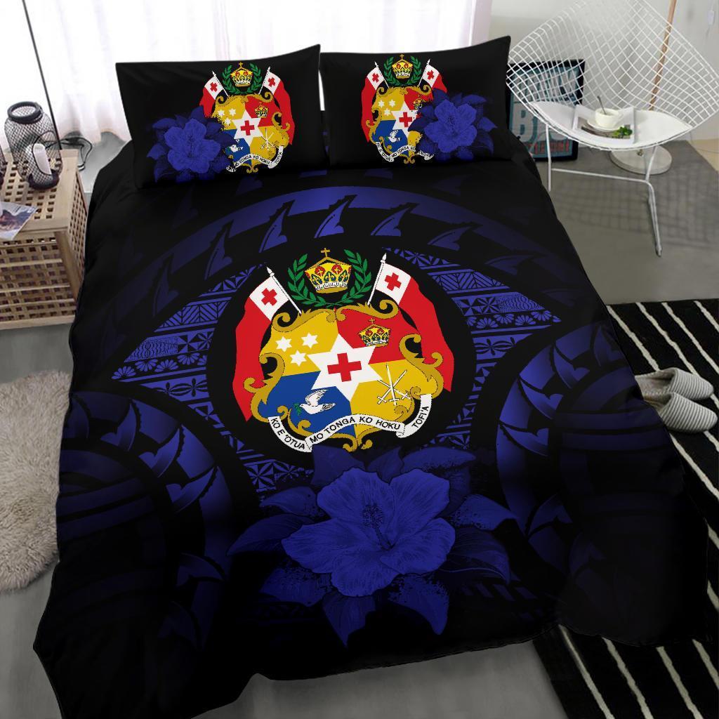 Tonga Bedding Set Dark Blue - Vibe Hoodie Shop