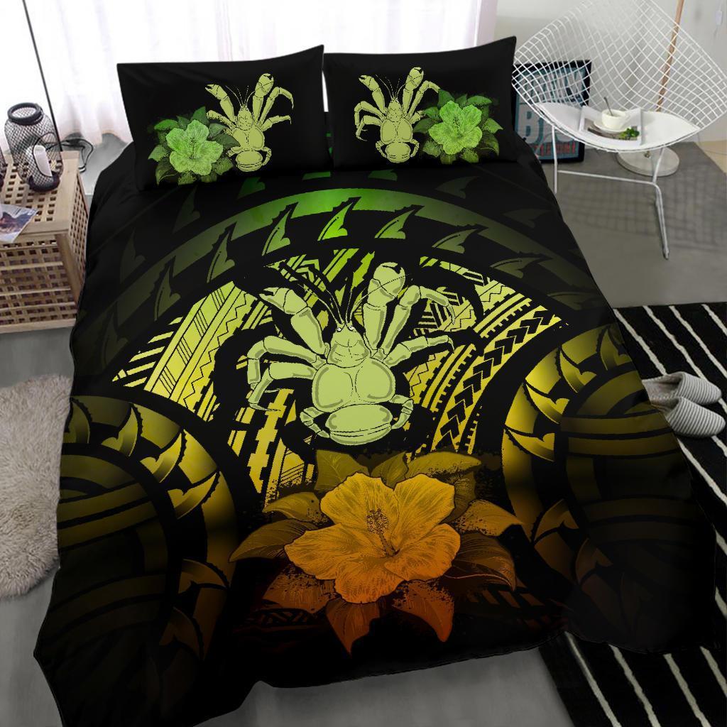 Niue Reggae Hibiscus Bedding Set - Vibe Hoodie Shop