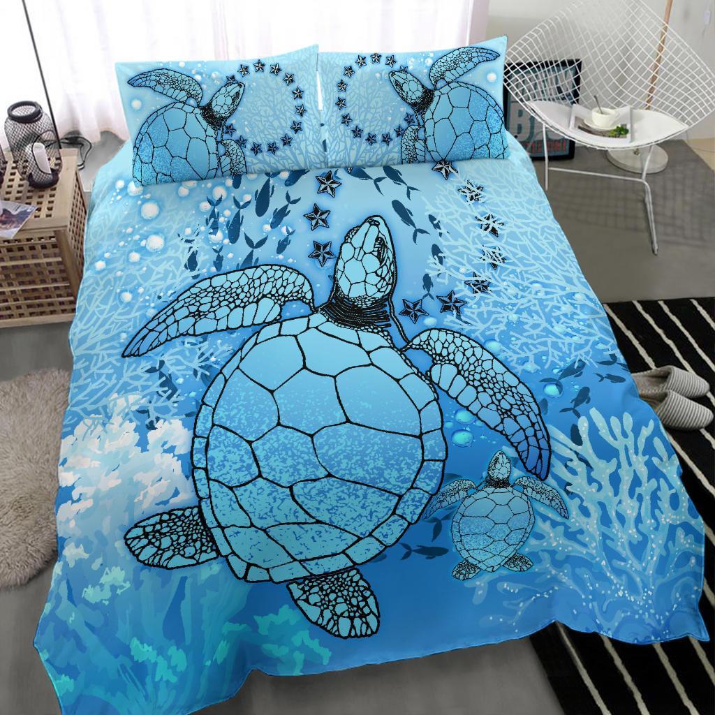 Cook Islands Bedding Set - Ocean Life - Vibe Hoodie Shop