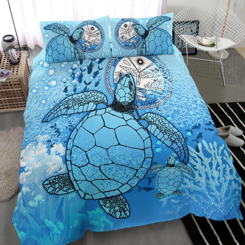 Marshall Islands 1 Bedding Set - Ocean Life - Vibe Hoodie Shop