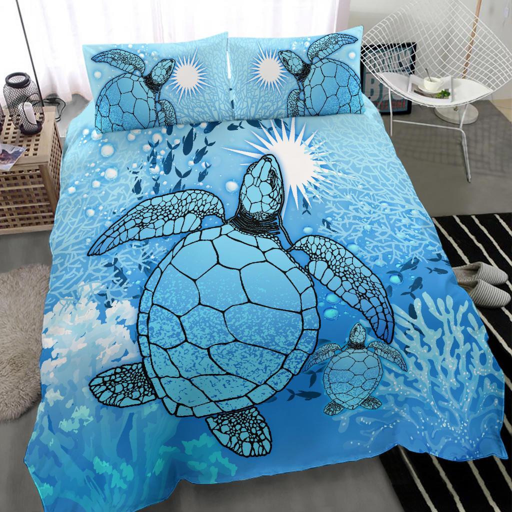 Marshall Islands Bedding Set - Ocean Life - Vibe Hoodie Shop