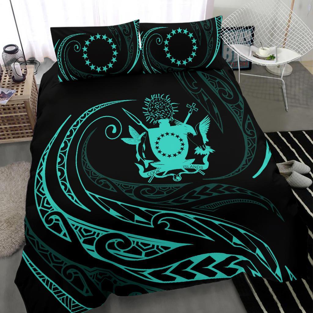 Cook Islands Bedding Set - Turquoise - Frida Style - Vibe Hoodie Shop