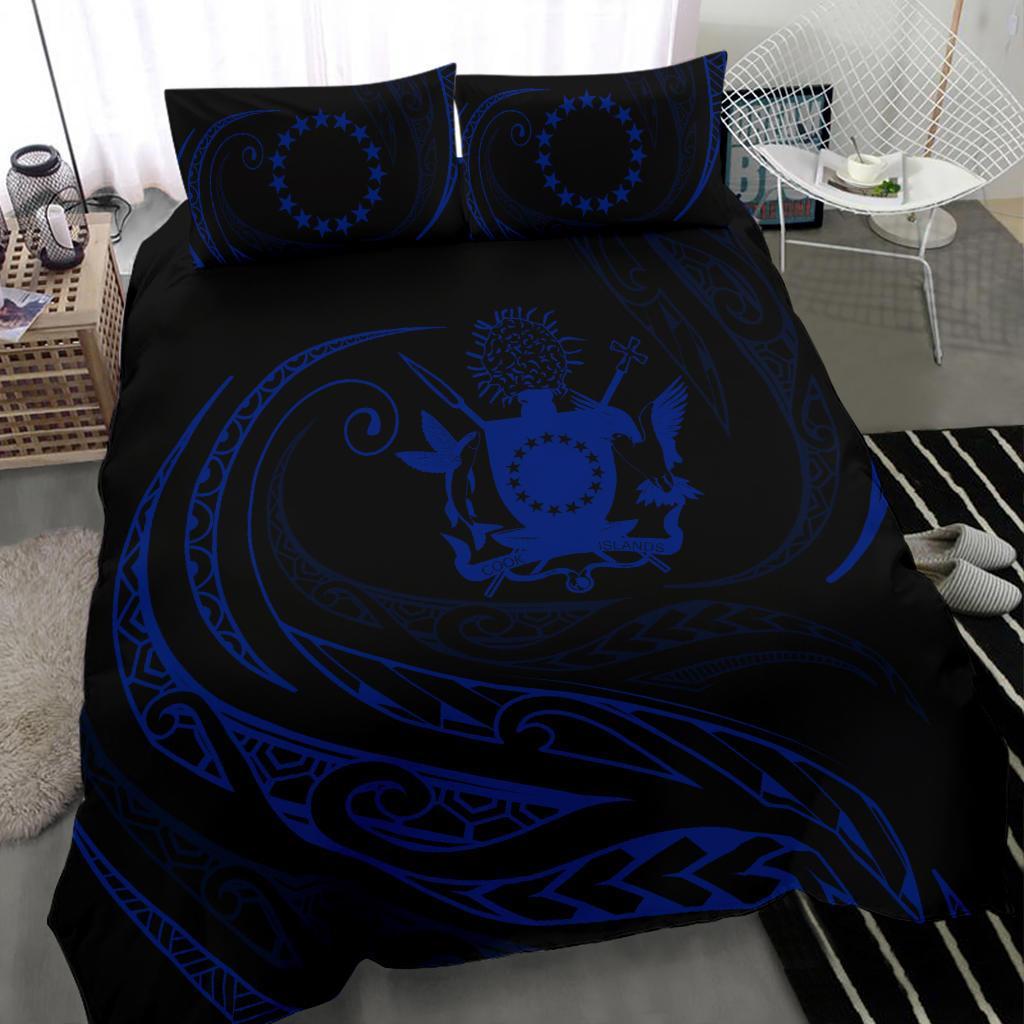 Cook Islands Bedding Set - Blue - Frida Style - Vibe Hoodie Shop