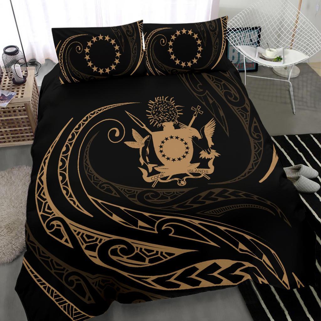 Cook Islands Bedding Set - Gold - Frida Style - Vibe Hoodie Shop