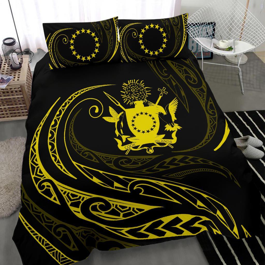 Cook Islands Bedding Set - Yellow - Frida Style - Vibe Hoodie Shop