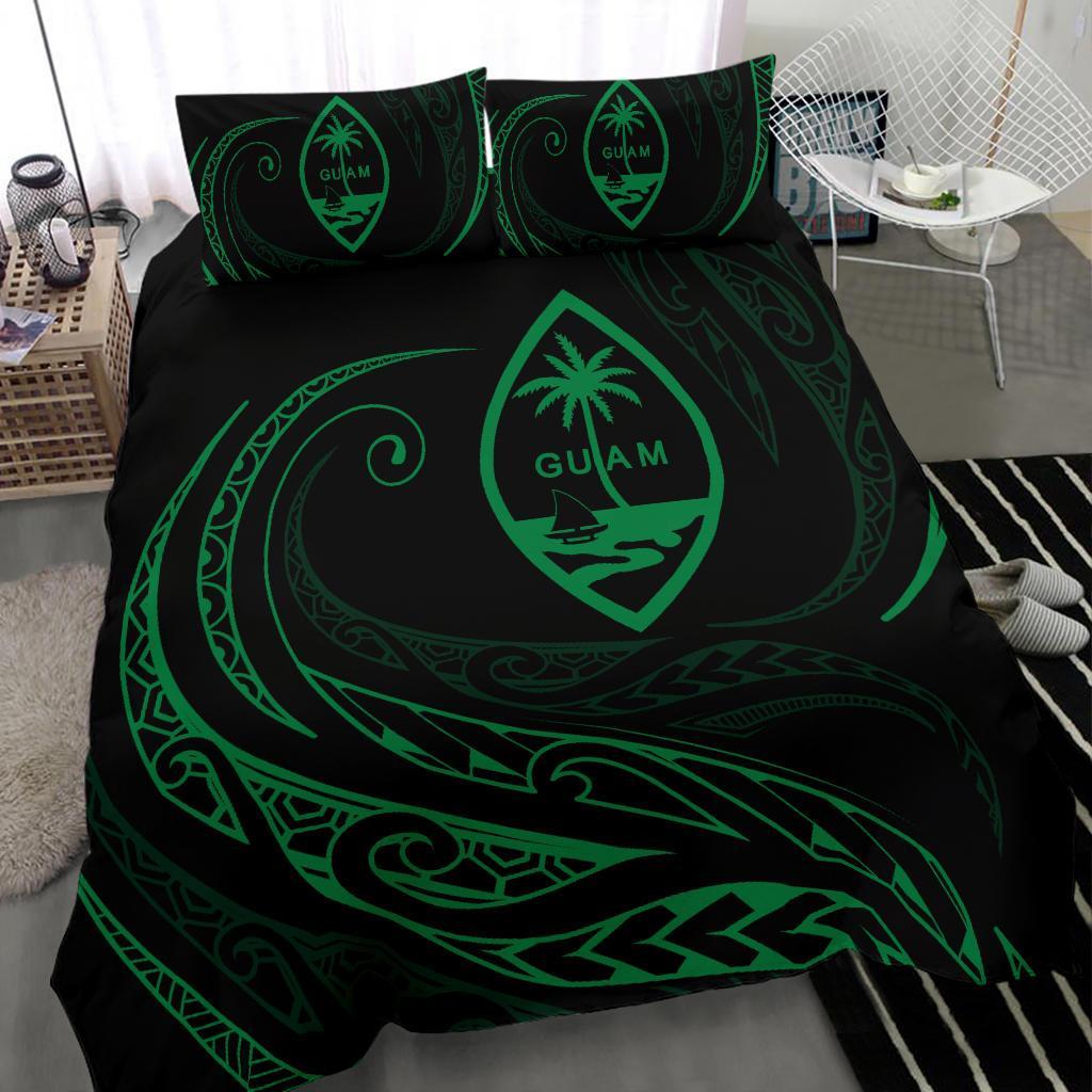 Guam Bedding Set - Green - Frida Style - Vibe Hoodie Shop