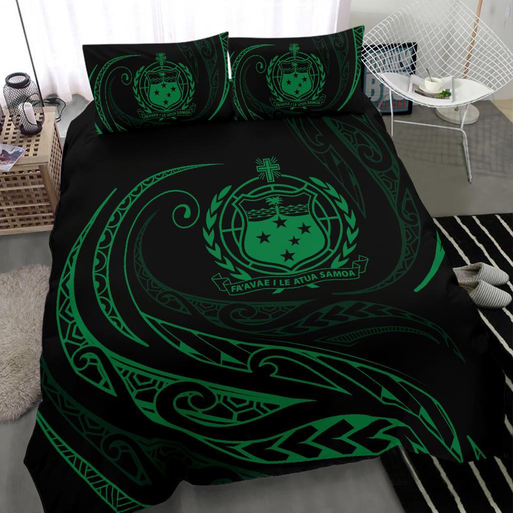 Samoa Bedding Set - Green - Frida Style - Vibe Hoodie Shop