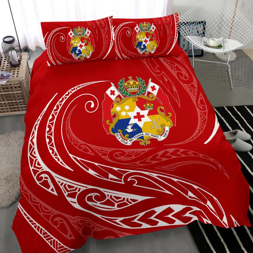 Tonga Bedding Set - Red - Frida Style - Vibe Hoodie Shop