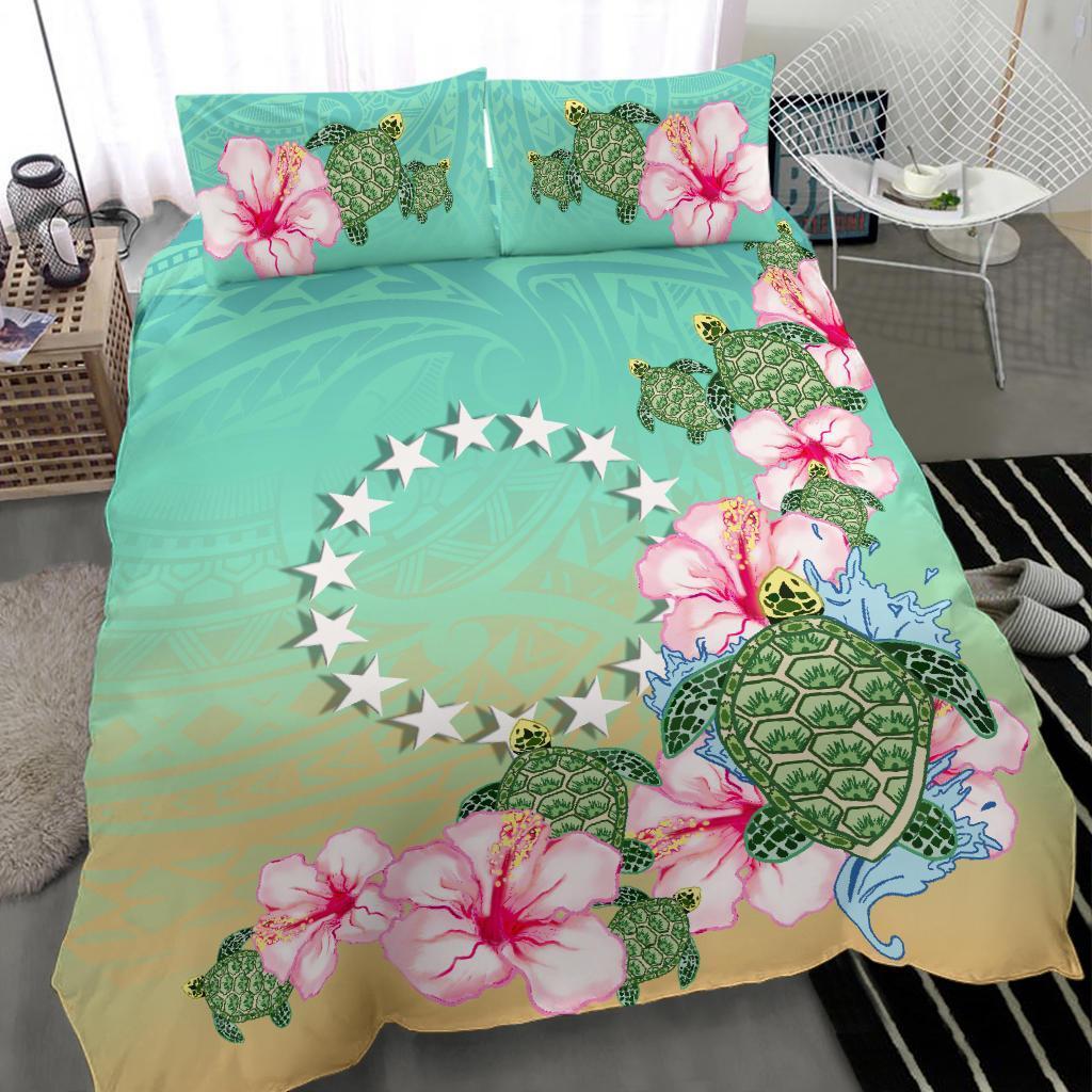 Cook Islands Bedding Set Turtle - Vibe Hoodie Shop