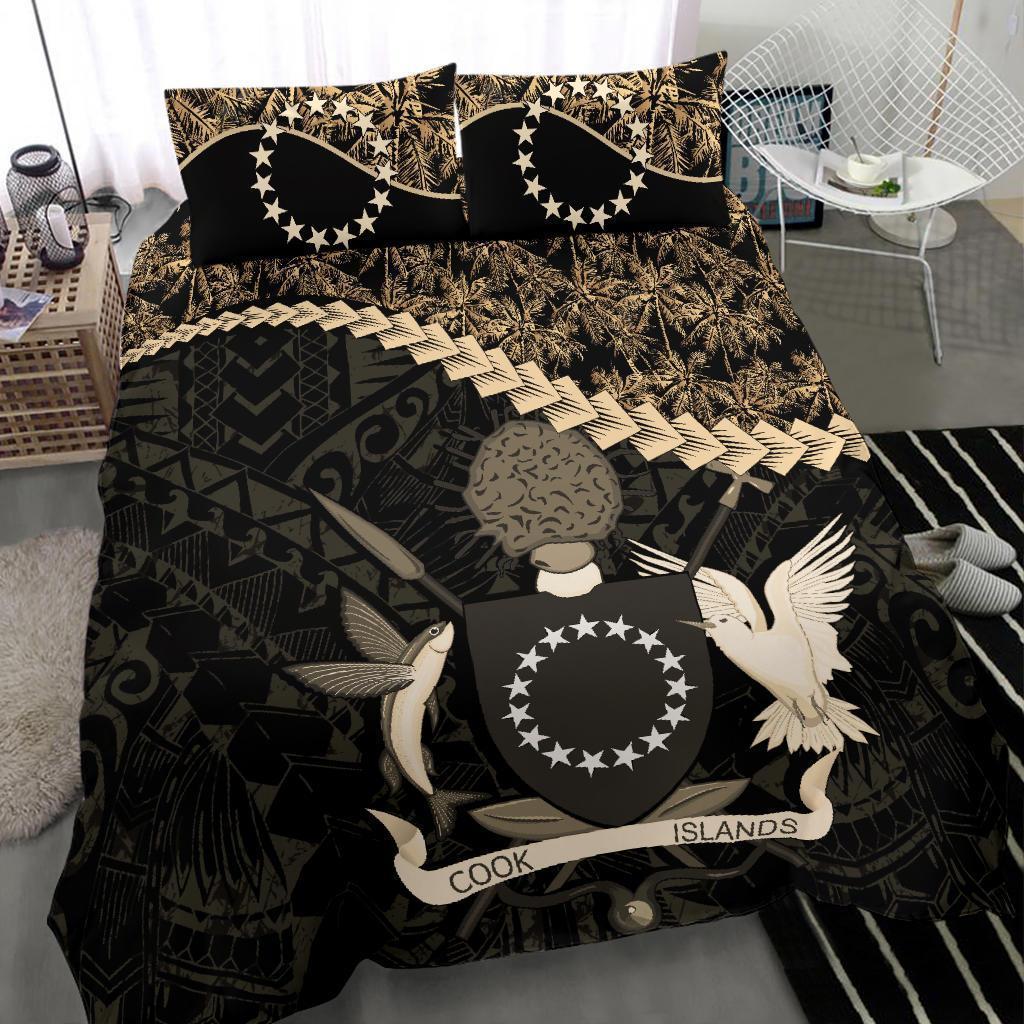 Cook Islands Bedding Set Golden Coconut - Vibe Hoodie Shop