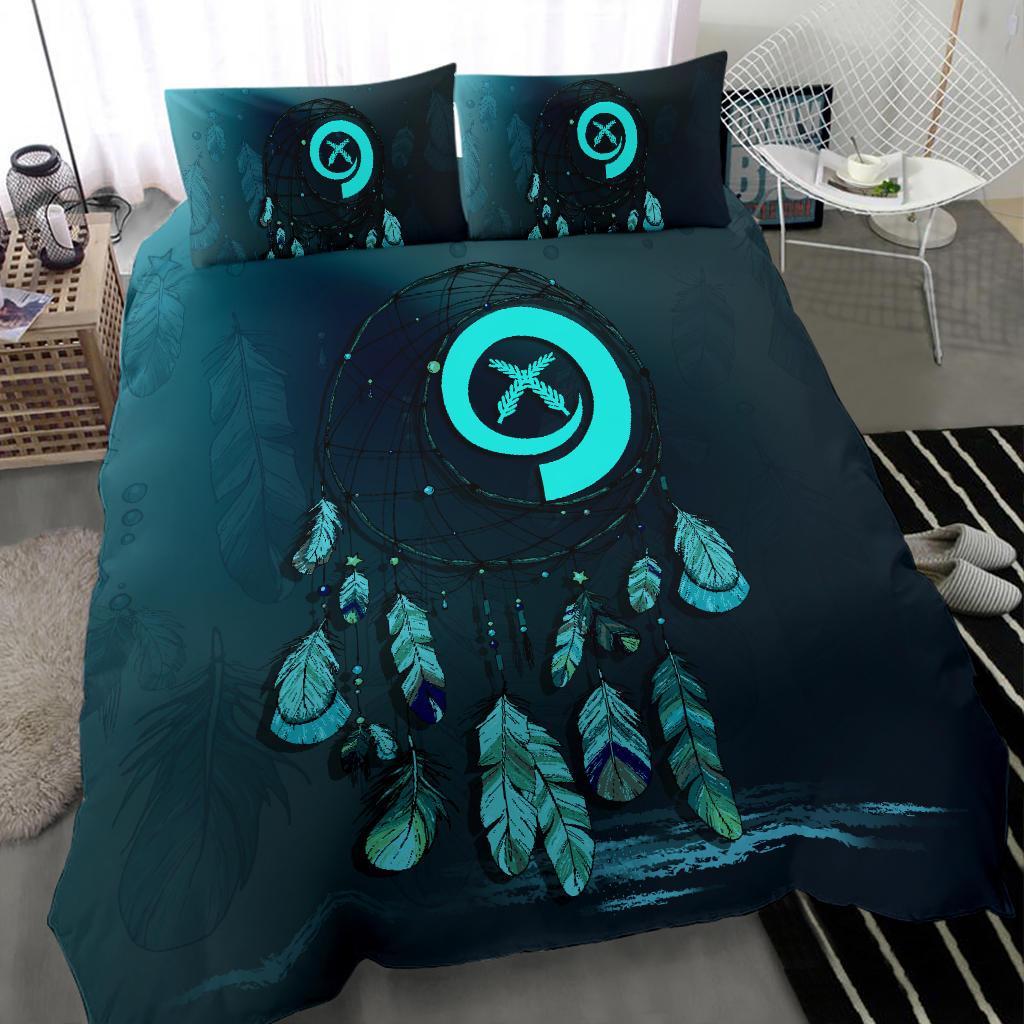 Vanuatu Bedding Set Dreamcatcher Blue - Vibe Hoodie Shop