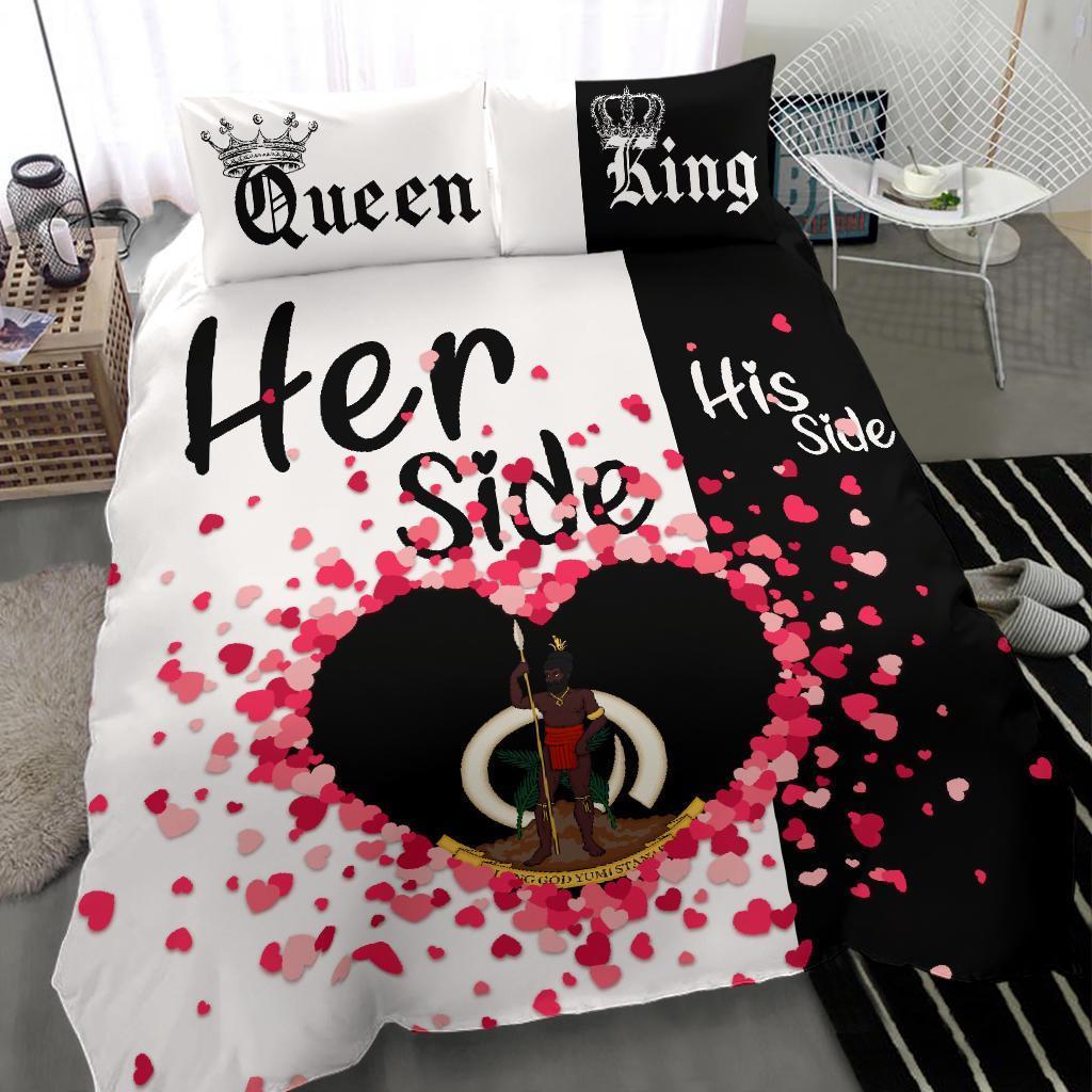 Vanuatu Bedding Set Couple King/Queen Her Side/His Side - Vibe Hoodie Shop