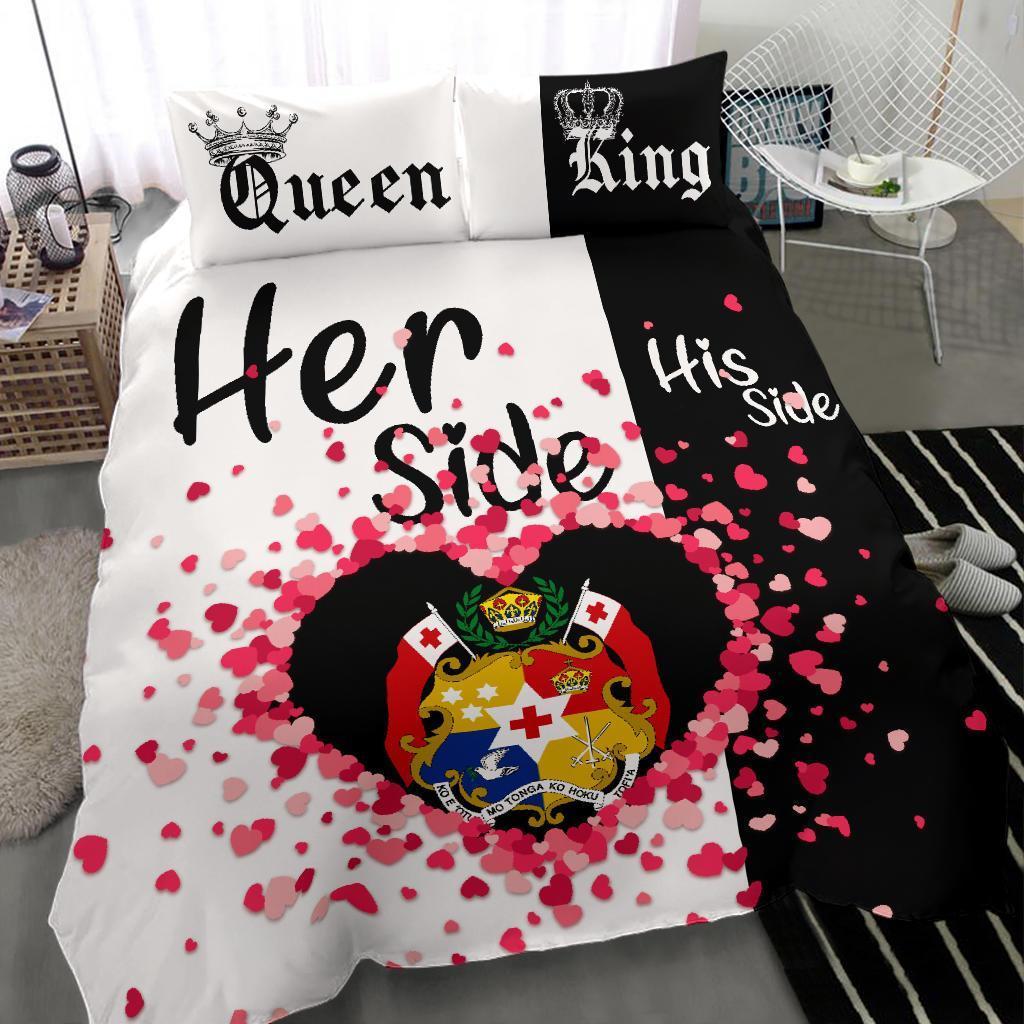 Tonga Bedding Set Couple King/Queen Her Side/His Side - Vibe Hoodie Shop