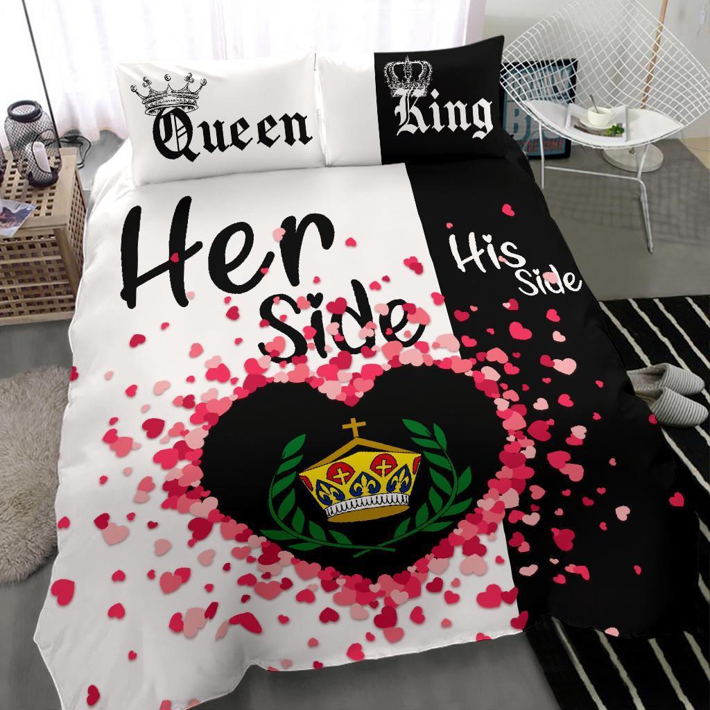 Tonga Bedding Set Couple King/Queen Her Side/His Side - Vibe Hoodie Shop