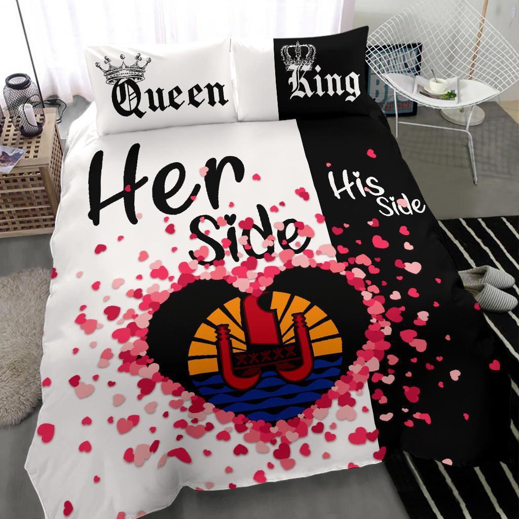 Tahiti Bedding Set Couple King/Queen Her Side/His Side - Vibe Hoodie Shop