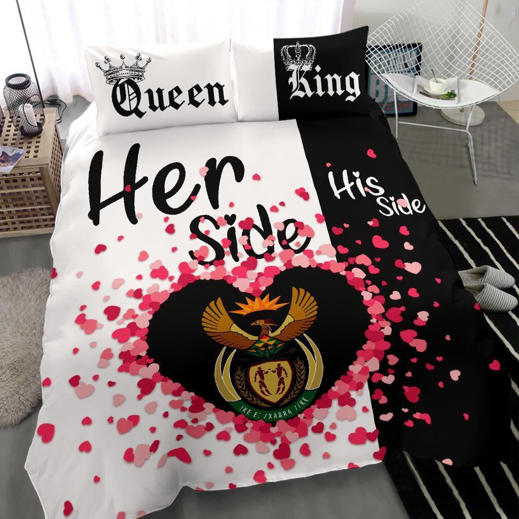 South Africa Bedding Set Couple King/Queen Her Side/His Side - Vibe Hoodie Shop