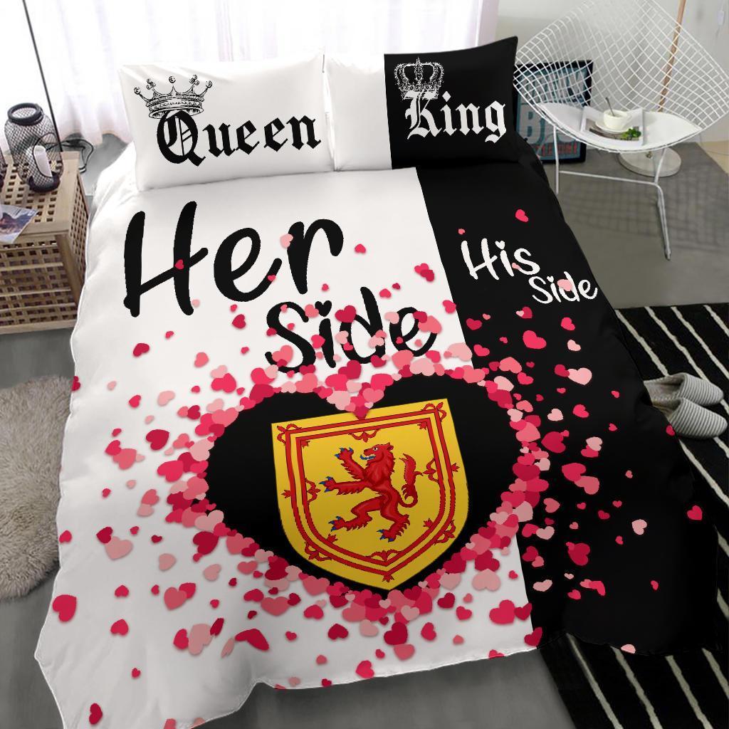 Scotland Bedding Set Couple King/Queen Her Side/His Side - Vibe Hoodie Shop