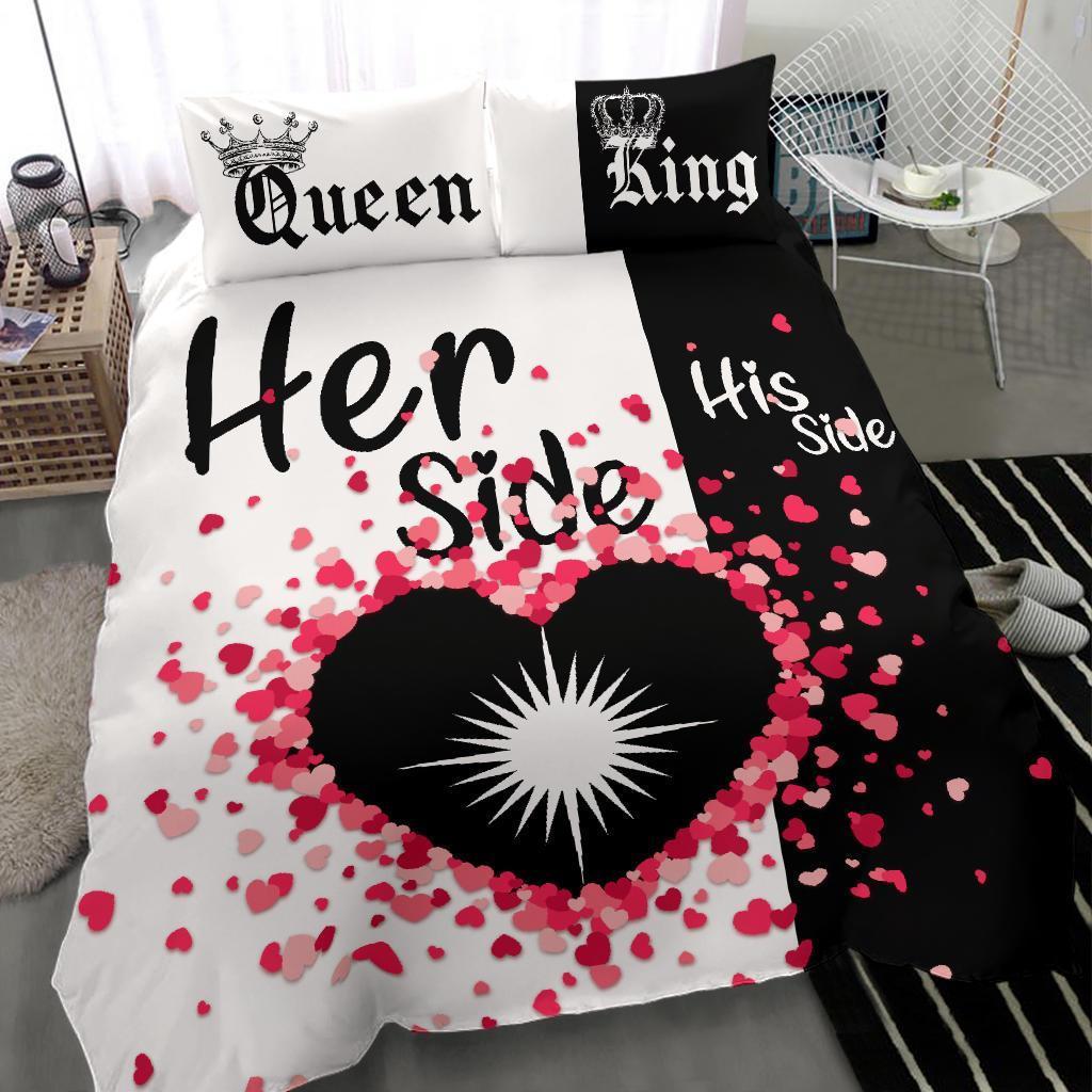 Marshall Islands Bedding Set Couple King/Queen Her Side/His Side - Vibe Hoodie Shop