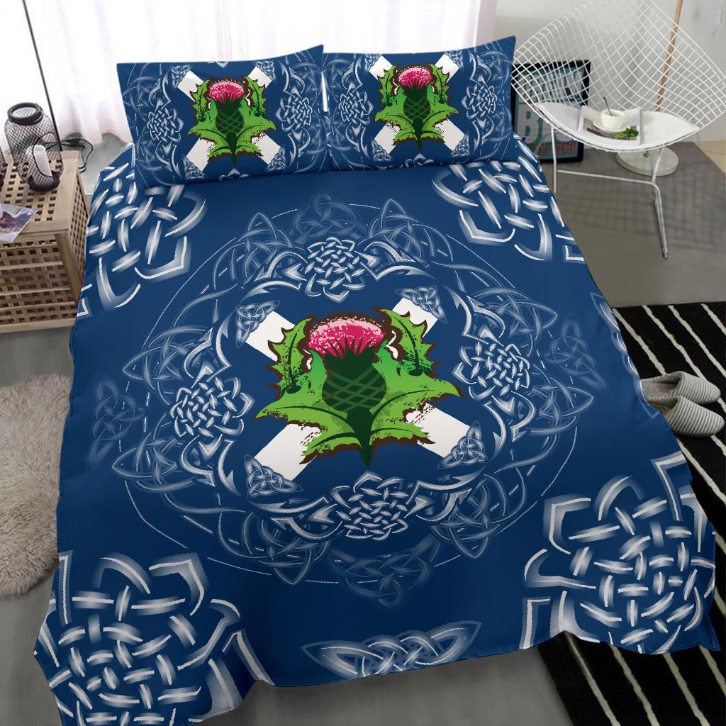 Scotland Bedding Set - Saltire Thistle - Vibe Hoodie Shop