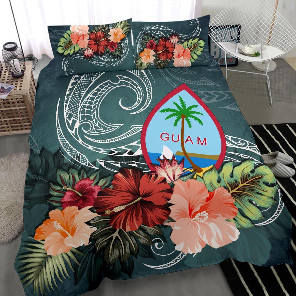 Guam Bedding Set Hibiscus Polynesian - Vibe Hoodie Shop