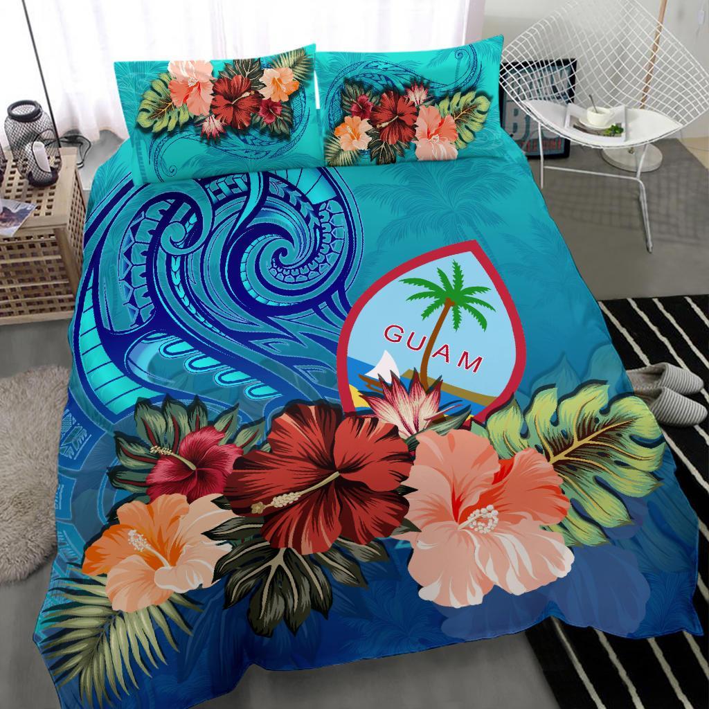 Guam Bedding Set Hibiscus Polynesian - Vibe Hoodie Shop